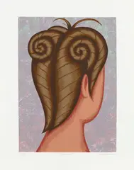 Escargot by Julie Curtiss, 2019, Screenprint in colors, on Rising Museum Board, with full margins, sold Jun 2024