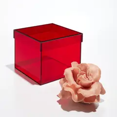 Rachel Feinstein, Pocket Rose, 2012, Silicone and Lucite multiple in colors