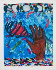 Takin’ a chance on luv by Betye Saar, 2017, Archival pigment print in colors, on Canson Edition Etching paper, with full margins, sold Jun 2024