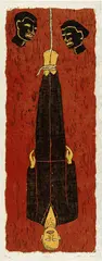 Alison Saar, Ulysses, 1994, Woodcut in colors, on Japanese handmade paper, with full margins