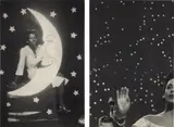Lorna Simpson, Backdrops Circa 1940s, 1998, Screenprint diptych in colors, on two felt panels, the full sheets