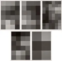Christopher Wool, Untitled, 2003, The complete set of five digital inkjet prints, on wove paper, with full margins