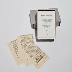 Robert Gober, Artists' Bookplates, 1991, The complete set of 250 offset lithographs, on wove paper, the full sheets, all contained in the original grey archival document box