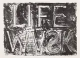 Bruce Nauman, Life Mask (G. 941, C. 41), 1981, Lithograph, on Arches paper, with full margins