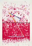 James Rosenquist, Star Leg (S. 1974.33, G. 78), 1974, Lithograph in colors with debossing and collage, with a string and stone, on Copperplate Deluxe paper, with full margins