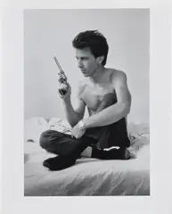 Tulsa by Larry Clark, 1968-71, The complete artist's hardcover book, accompanied by a gelatin silver print, on photo paper, loose (as issued), sold Jun 2024