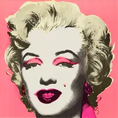 Marilyn (Invitation) by Andy Warhol, 1981, Offset lithograph in colors, on smooth wove paper, the full sheet, sold Jun 2024