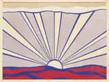 Roy Lichtenstein, Sunrise (C. II.7), 1965, Offset lithograph in colours, on lightweight wove paper, with full margins