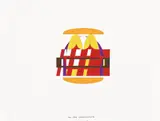 Benjamin Edwards, Fast Food Conglomerate, 1997, Unique acrylic drawing in colors, on wove paper
