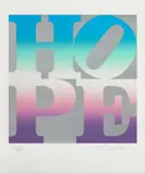 Robert Indiana, Spring, from Four Seasons of Hope (Silver), 2012, Screenprint in colors, on Coventry Rag paper, with full margins