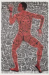 Into 84 Exhibition Poster by Keith Haring, 1983, Offset lithograph in colors, on wove paper, with full margins, sold Jun 2024