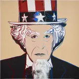 Uncle Sam, from Myths (F. & S. 259) by Andy Warhol, 1981, Screenprint in colors with diamond dust, on Lenox Museum Board, the full sheet, sold Jun 2024