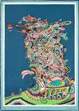 Erik Parker, Toxic, 2009, Lithograph in colors, on Arches paper, the full sheet