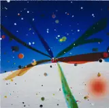 Sebastiaan Bremer, Heaven’s Canopy, from To Joy, 2012, Archival inkjet print in colors with hand-coloring and collage, on Hahnemühle German Etching paper, the full sheet