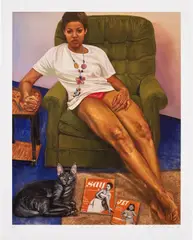 Mario Moore, Grisaille of Oshun, 2012, Archival pigment print in colors, on wove paper, with full margins