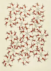 Marcel Dzama, Snowflake Defense, 2007, Lithograph in colors, on Rives BFK Creme paper, with full margins