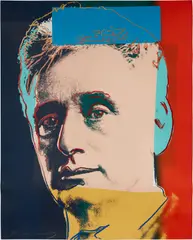 Andy Warhol, Louis Brandeis, from Ten Portraits of Jews of the Twentieth Century (F. & S. 230), 1980, Screenprint in colors, on Lenox Museum Board, the full sheet