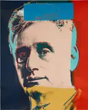 Louis Brandeis, from Ten Portraits of Jews of the Twentieth Century (F. & S. 230) by Andy Warhol, 1980, Screenprint in colors, on Lenox Museum Board, the full sheet, sold Sep 2024