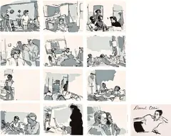 Darrel Ellis, Untitled, 1986, The complete artist's book with 13 screenprints including the cover in colors and in black, on Lenox wove paper, with colophon, hand-bound (as issued)