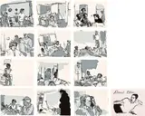 Darrel Ellis, Untitled, 1986, The complete artist's book with 13 screenprints including the cover in colors and in black, on Lenox wove paper, with colophon, hand-bound (as issued)