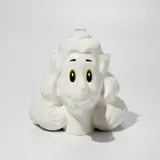 Nicasio Fernandez, Blooming (White), 2021, Ceramic and glass vase, contained in the original foam-lined cardboard box