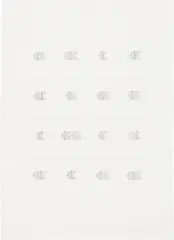 Hannah Wilke, Hername, 1978-91, Etching (with 16 individual plates), on Rives BFK paper, with full margins