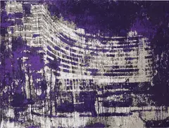 Enoc Perez, Fontainebleau, Miami, 2014, Screenprint in colors, on Mirri Foil Silver Cover paper, the full sheet