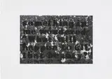 Glenn Ligon, Untitled (Crowd/The Fire Next Time), 2000, Screenprint with coal flocking, on Magnani Incisioni paper, with full margins