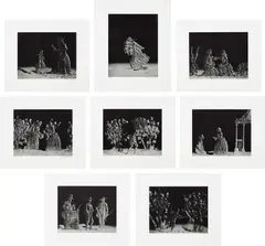 Uncle Tom's Cabin by David Levinthal, 1999-2000, The complete set of eight photogravures, on Rives BFK paper, with full margins, with title page and colophon, all contai, offered Sep 2024
