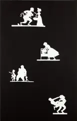 Kara Walker, Excerpt, 2014, Lithograph, on Somerset paper, the full sheet