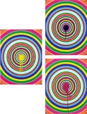 Jim Lambie, Sunspots: three plates