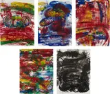 Carroll Dunham, Red Shift (K. A11)