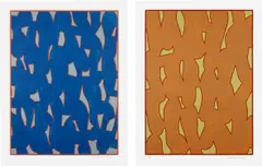 Karlos Cárcamo, Metropolitan; and Jamaica, 2010, Two screenprints in colors, on Rives BFK paper, with full margins