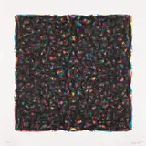 Sol LeWitt, Brushstrokes in All Directions (K. 1994.05), 1994, Screenprint in colors, on Folio White paper, with full margins