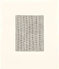James Siena, The Woods, 2010, Etching and aquatint in brown, on Hahnemühle German Etching paper, the full sheet