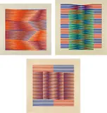 Carlos Cruz-Diez, Untitled, from Couleur Additive (Colour Addition); [Untitled]; and [Untitled]