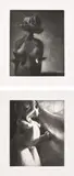 Lisa Yuskavage, The Motherfucker; and The Asspicker, from The Bad Habits, 1996-98, One mezzotint and one etching and aquatint, on various wove papers, with full margins