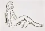Tom Wesselmann, Monica Sitting, One Leg on the Other (W.P.I. P90L06)