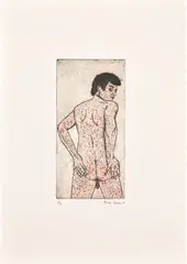 Felipe Baeza, SK Look, 2010, Etching and aquatint in colors, on Hahnemühle paper, with full margins