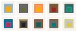 Josef Albers, Homage to the Square: Ten Works by Josef Albers (D. 156)