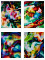 Thomas Ruff, Substrates (S. 116-119), 2003, The complete set of four Ditone prints in colors, on Satin paper, flush-mounted to aluminum board (as issued), with full margins
