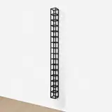 Sol LeWitt, Wall Piece (16 Modules High), 1988, Monumental pinewood construction painted in black