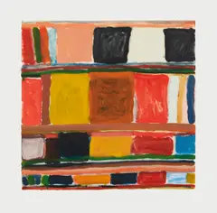 Stanley Whitney, Stay Songs, 2001, Monotype in oil, on wove paper, with full margins