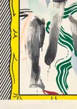 Roy Lichtenstein, Against Apartheid (C. 200), 1983, Lithograph in colors, on Arches paper, the full sheet