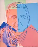 Andy Warhol, Gertrude Stein, from Ten Portraits of Jews of the Twentieth Century (F. & S. 227), 1980, Screenprint in colors, on Lenox Museum Board, the full sheet