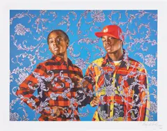 Kehinde Wiley, George, Lord Digby and William, Lord Russell, 2021, Archival inkjet print in colors, on Innova Smooth Cotton paper, with full margins