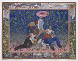 Kehinde Wiley, The Gypsy Fortune-Teller, 2007, Jacquard woven tapestry in cotton, merino wool and Trevira cs