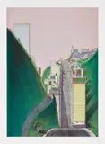 Wayne Thiebaud, Park Place, 1995, Etching with drypoint and aquatint in colors, on Somerset paper, with full margins