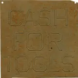 Ed Ruscha, Cash for Tools 1, from Rusty Signs, 2014, Mixografía® print in colors, on handmade paper, the full sheet