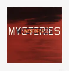 Mysteries by Ed Ruscha, 2021, Lithograph in colors, on Entrada paper, with full margins, offered Oct 2024